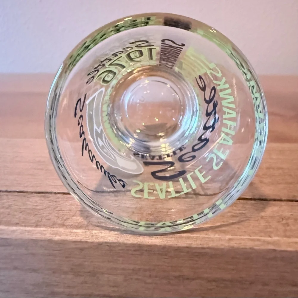Seattle Seahawks 1976 licensed shot glass